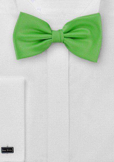 Kelly Green Solid Bowtie - Men Suits