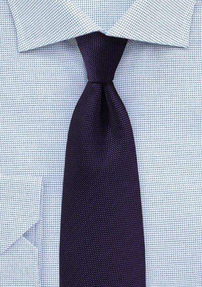Majesty Purple MicroTexture Necktie - Men Suits