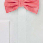 Coral Reef Small Texture Bowtie - Men Suits