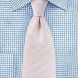 Blush MicroTexture Necktie - Men Suits