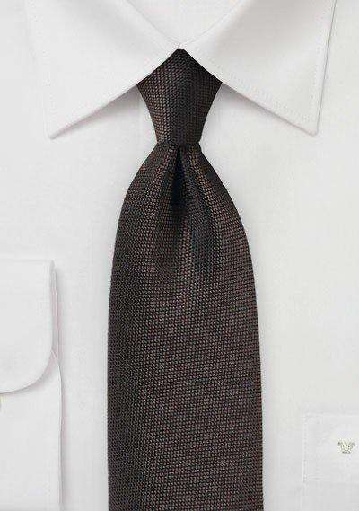 Dark Chocolate MicroTexture Necktie - Men Suits