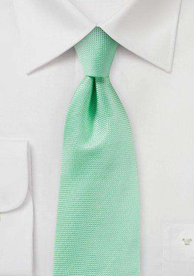 Mint MicroTexture Necktie - Men Suits