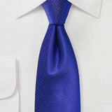 Horizon Blue Small Texture Necktie - Men Suits