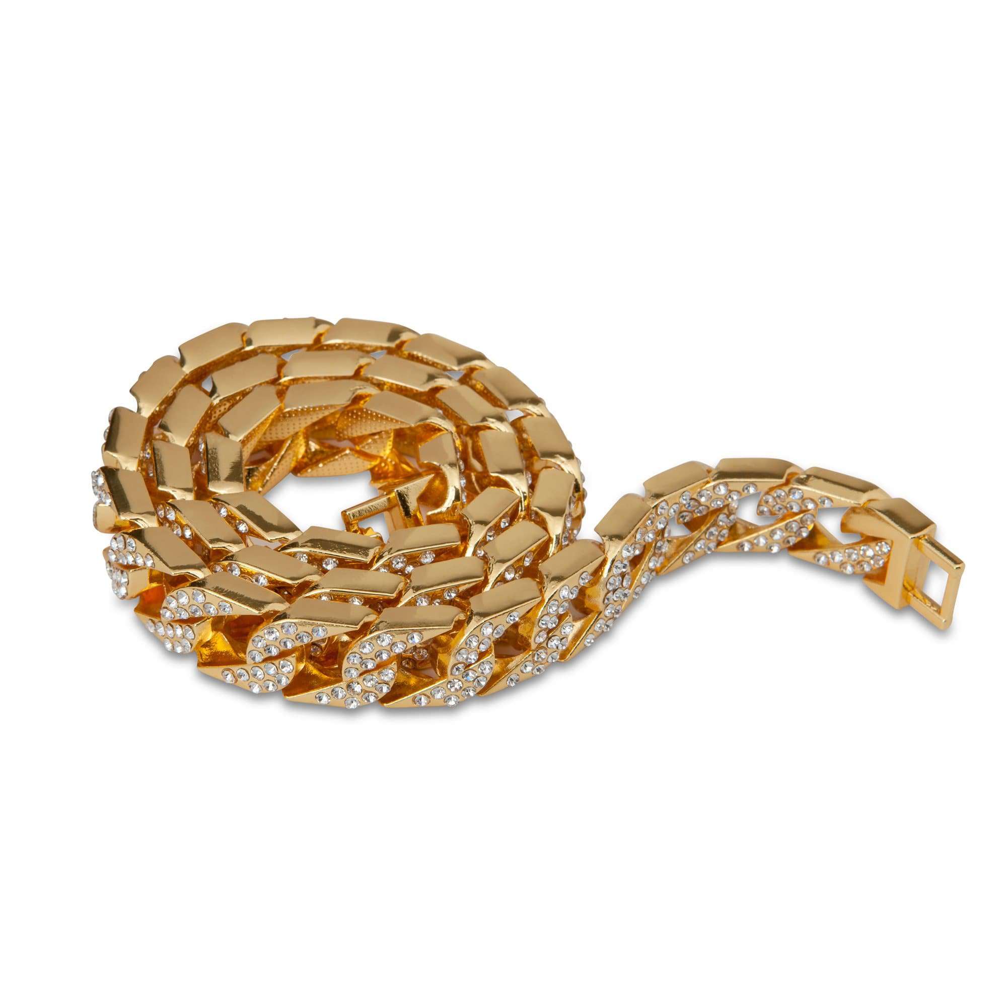 Diamond Bezzled Necklace - Men Suits
