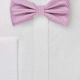 Orchid Pin Dot Bowtie - Men Suits