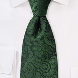Forest Floral Paisley Necktie - Men Suits