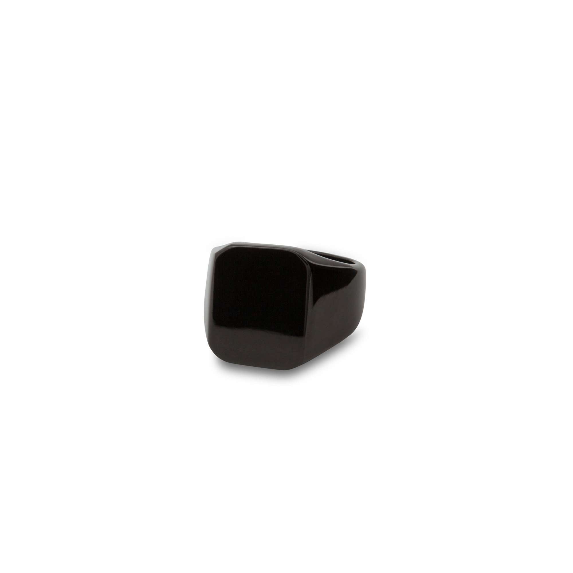 Sleek Modern Square Ring - Men Suits