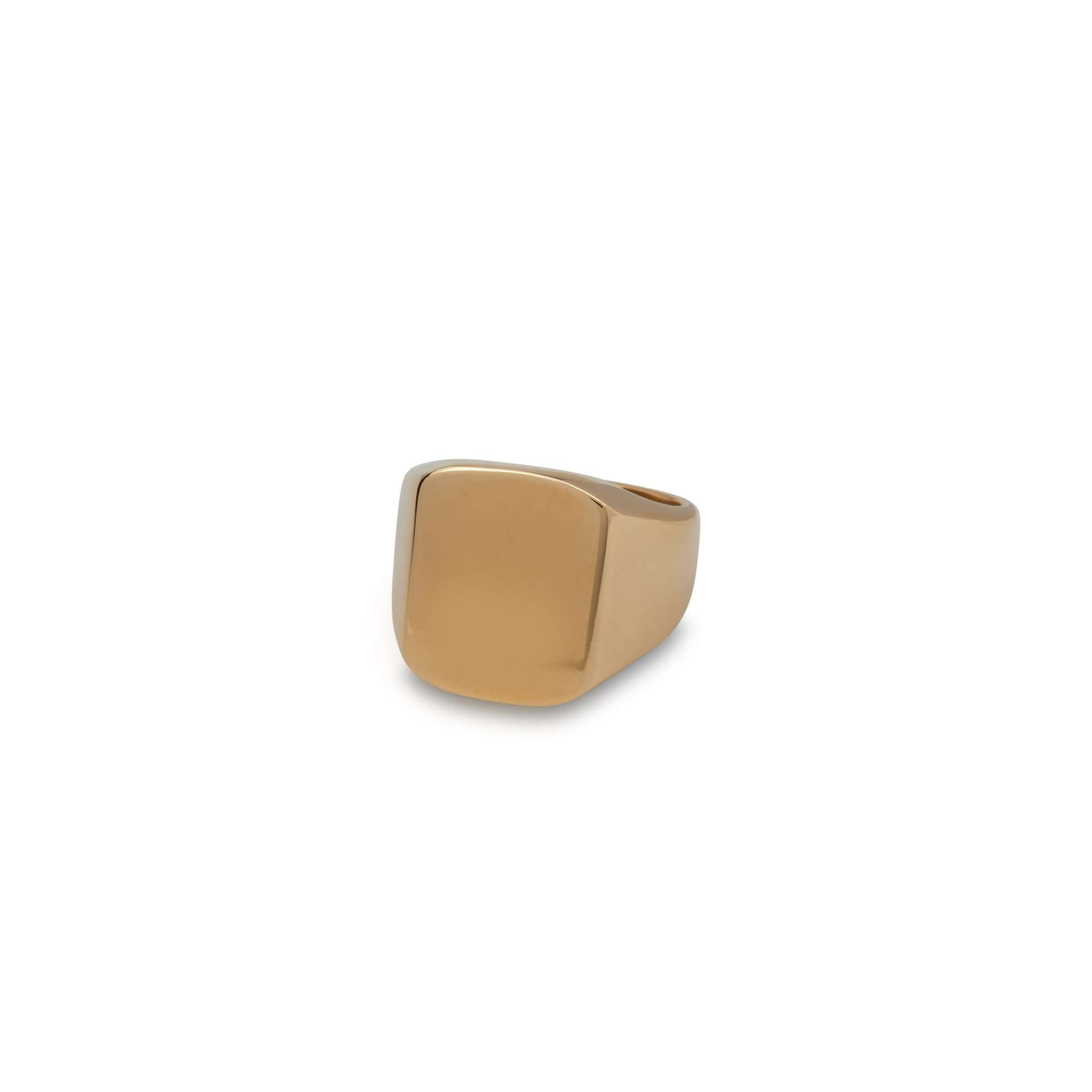 Sleek Modern Square Ring - Men Suits