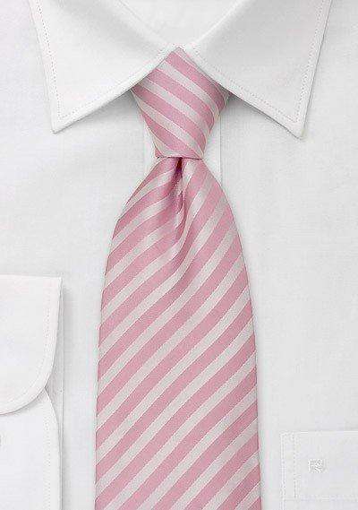 Tonal Rose Narrow Striped Necktie - Men Suits