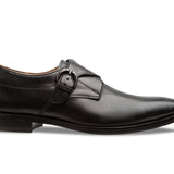 Black Monk Strap Shoes - Giorgio Men's Warehouse