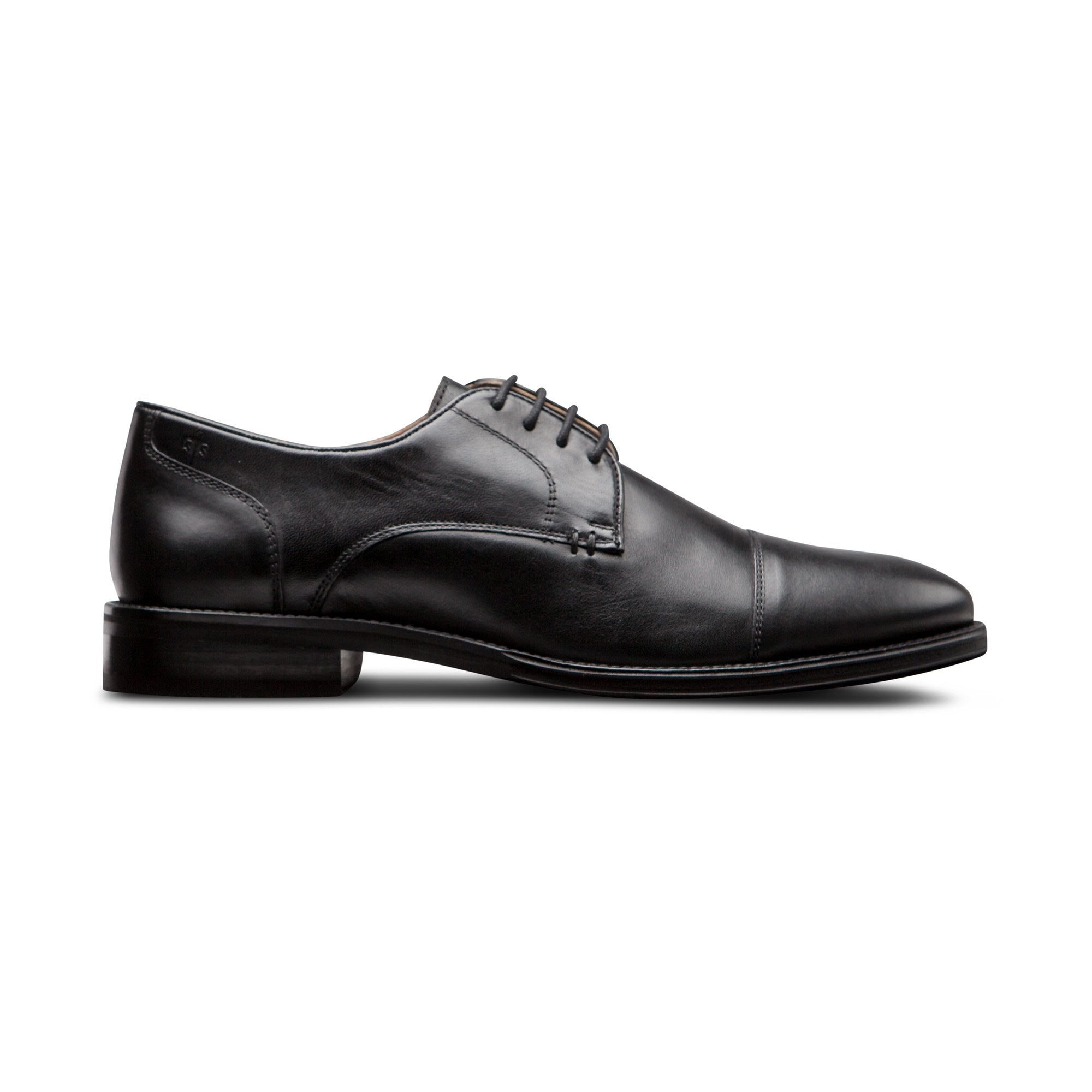 Black Captoe Shoes - Giorgio Men's Warehouse