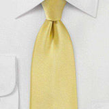 Butter Solid Necktie - Men Suits