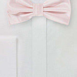 Blush Pink Small Texture Bowtie - Men Suits