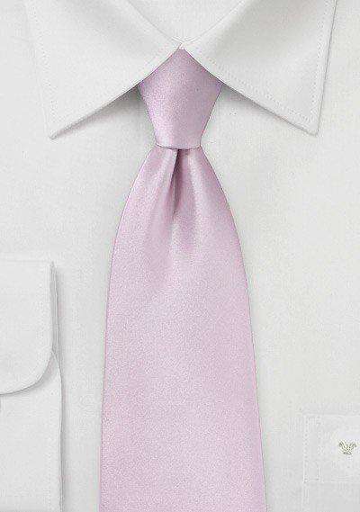 Soft-Lilac Solid Necktie - Men Suits