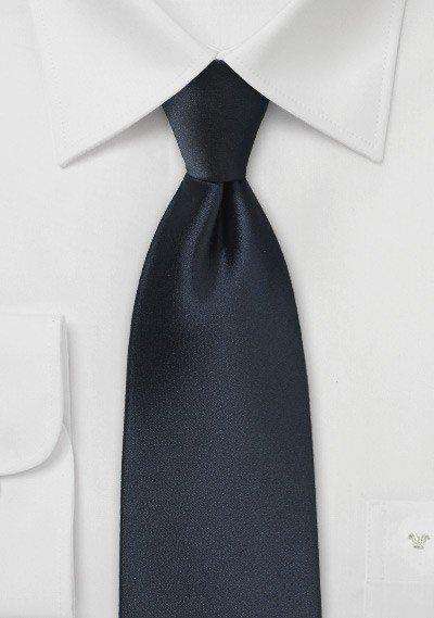 Midnight Solid Necktie - Men Suits