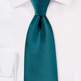 Peacock Solid Necktie - Men Suits