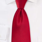 Cherry Solid Necktie - Men Suits
