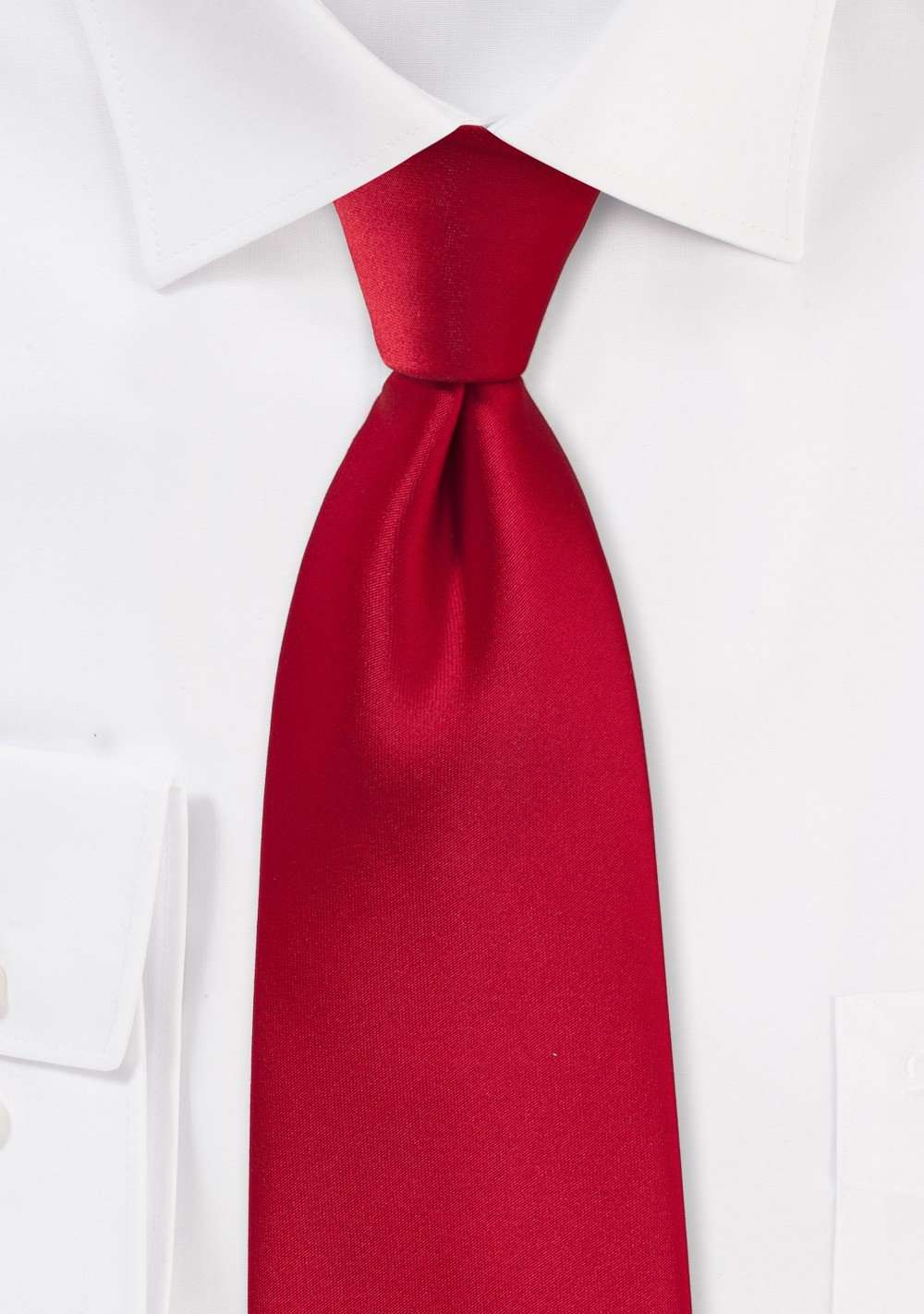 Cherry Solid Necktie - Men Suits