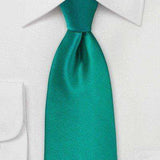 Jade Solid Necktie - Men Suits