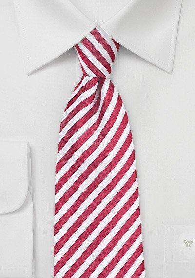 Cranberry Summer Striped Necktie - Men Suits
