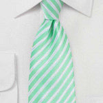 Spring Bud Summer Striped Necktie - Men Suits