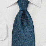 Peacock Polka Dot Necktie - Men Suits