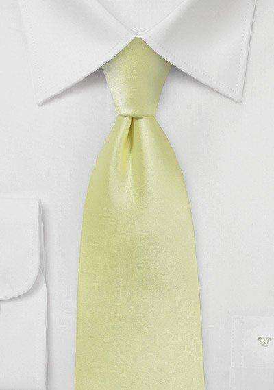 Lemon Grass Solid Necktie - Men Suits