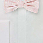Blush Pink Proper Paisley Bowtie - Men Suits